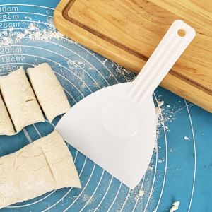 ANGY  Baking Cake with Handle Trimming Plastic Multipurpose Chopper Dough Cutter Bench Scraper