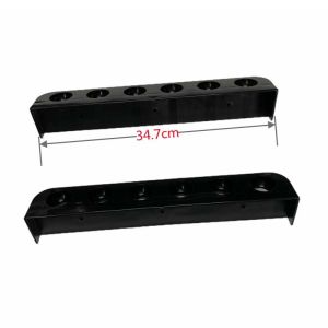 Tempat Stick Billiard Wall Cue Rack 6 Lubang Plastik Rak Stik Biliar 6 Slot Rak Joran Dinding
