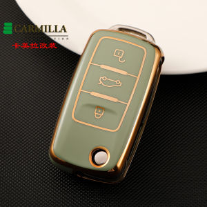 Car Key Cover Case Holder Keychain for VW Volkswagen VENTO Polo Golf Passat Beetle Caddy T5 Up Eos Tiguan Jetta for Skoda Octavia A5