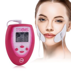 Máy Châm Cứu Mát Xa Bấm Huyệt Xung Điện Tần Số Thấp Massage Mặt Tạo V Line Mini Tặng Kèm 4 Miếng Dán PVN8451