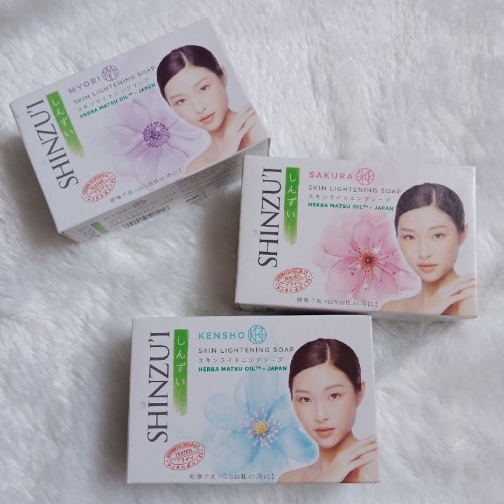 ✨ ELYSIA ✨ Shinzui Skin Lightening Bar Soap 80gr - Sabun Batang