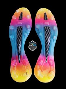 Outsole Sepatu Bola - Bawahan Sepatu Bola Universal warna Pelangi Motif Karbon - Pull Sepatu Sepak Bola