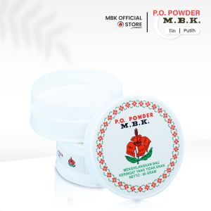 MBK Powder Bedak Ketiak Tin Putih & Silver 60gr - Deodorant Menghilangkan Bau Keringat