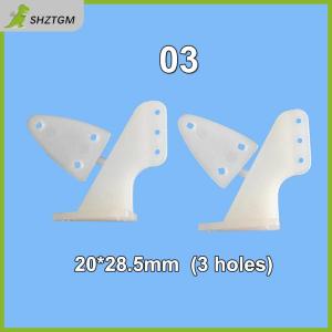 【SHZTGM】 อุปกรณ์เสริมโมเดลเครื่องบินไฟฟ้า10ชิ้นหมุดไนล่อนแตร ซิปไม่มีสกรู3รู 4รูชิ้นส่วนเครื่องบิน RC