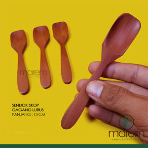 SENDOK TAKR KAYU | SENDOK SKOP KAYU | SENDOK TEH KAYU | SENDOK BUMBU |SENDOK KAYU UNIK