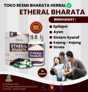 Obat Stroke - Epilepsi Penyumbatan Pembuluh Darah - Herbal Indonesia Etheral Bharata 100% Original
