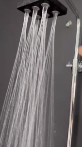 Elegant Rectangle Shower Head with Enhances Pressures Portable for High Performances Living Space and Personalize Use