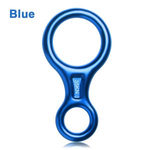 NAMSHEVA 4 Colors 8 Word Gear Device Rope Descender Climbing Ring Rock Climbing Descenders Downhill Eight Rings