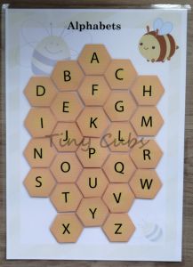Tiny Cubs 100% Handmade/Pre-Order Educational Toddler Busy Book/Quiet Book 安静书 with Montessori Approach Early Learning - Alphabet
