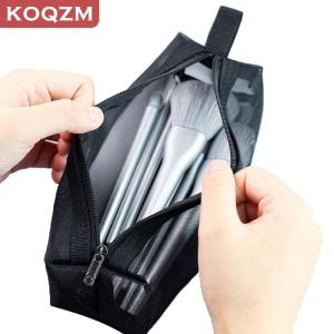[COD] KOQZM KITCHEN Makeup Brush Travel Case Cosmetic Toiletry Bag Organizer for Men Women Beauty Tools Mesh Dopp Kit Pouch Wash Storage Accessories