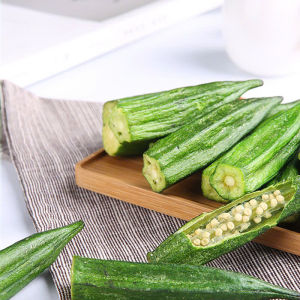 [ Giòn ngon ] 100g Đậu bắp sấy giòn nguyên vị tự nhiên không đường giòn thơm ngon ăn liền tốt cho sức khỏe