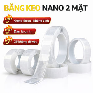 👉 Băng Keo Nano 2 Mặt EmoMart – Siêu Dính Tái Sử Dụng Dán Mọi Bề Mặt Chống Nước