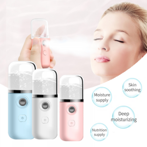 Portable And Rechargeable Mini Nano Mist Sanitiser Sprayer water Disinfection Anti Virus Facial Steamer Beauty Spray gun USB Rechargeable 雾化消毒机