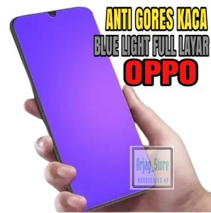 ANTI GORES KACA BLUE LIGHT ( OPPO A3S / A5S / A1K / A12 / A7 / A5 2020 / A9 2020 / F1S / F5 / F7 / F9 / A52 / A72 / A92/ A31 2020 / A91 2020/ A71/ A83/ A37/ F11/ F11 PRO ) Cahaya Biru / Anti Radiasi / Blue Ray / Tempered Glass / Pelindung Layar