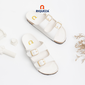 Riqueza TERESIA Sandal Slop Birken Sendal Wanita Tali Gasper Footbed