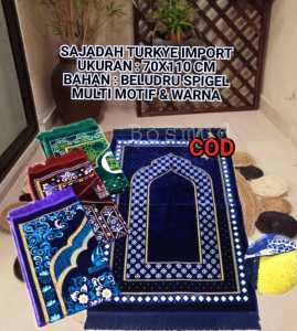 Sejadah Aestetik Empuk Dan Tebal Model Turkey