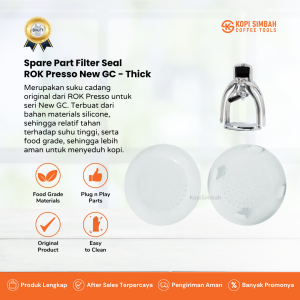 Filter Seal Rokpresso New GC Version Original Silicon Shower Screen Sparepart Filterseal Rok Presso