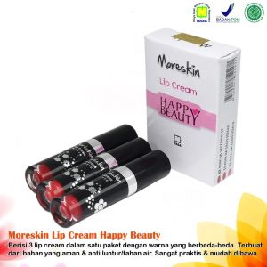 Moreskin Lip Cream Happy Beauty  - 3 Lip Cream - Beauty Lips - HBL Nasa - Virgo Shoop