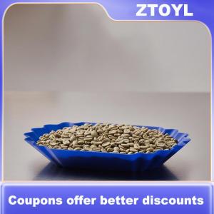 【ZTOYL】 Bền hình bầu dục khay nhựa cho cà phê đậu Mẫu Showcase và snack phục vụ