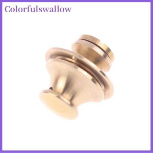 Colorfulswallow Brass Mortise clip khóa khóa PURSE phần cứng bền phần cứng cho Craft Túi xách đóng cửa tuck khóa cho túi da