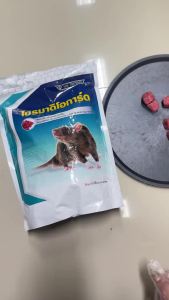 เหยื่อหนู ขนมเหยื่อหนู โบรมาดิโอการ์ด เม็ดสีแดง 1ถุง1กิโล