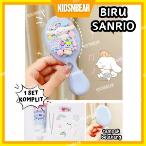 Sisir Rambut - Sisir Rambut Aesthetic - Diy Anak Perempuan - Diy Sisir Deco Cream Handmade Hair Brush Art Craft Anak Aktifitas - 281-Diy Sisir