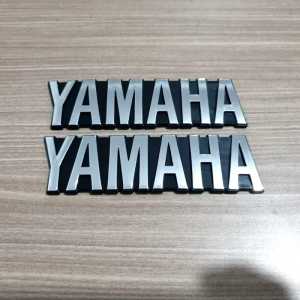Sepasang Logo Emblem Yamaha RX King Logo Emblem Box Aki RX King Set
