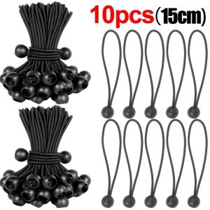 5/10Pcs Multi-functional Fixed Rope Ball Plastic Ball Outdoor Tent Storage Elastic Rope Buckle Rubber Band Camping Survival