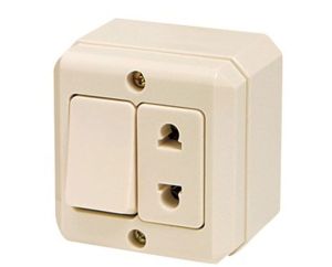 StopKontak listrik arde Sakelar Engkel Single Seri Double OB Stop tahu tempel