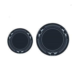 Miếng dán Magsafe cho điện thoại và Ipad không hỗ trợ Magsafe - Có kích thước lớn cho máy tính bảng Ipad.