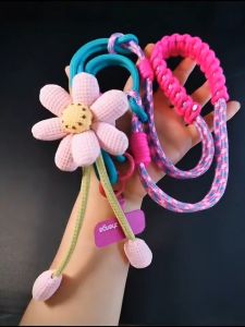 CuddleCove Mobile Phone Lanyard Hand-woven Flower Adjustable Durable Portable Anti-lost Anti-theft Outdoor 手机挂绳