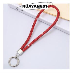 HUAYANG01 [2023 new HOT FASHION] lazlook Luxury Mobile Phone Wrist Straps Glitter Rhinestone Phone Lanyard Keychain Hanging Anti-lost Rope