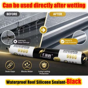 9900 Neutral Silicone Sealant 750g Sausage Waterproof Caulk for Kitchen Bathroom Window Door