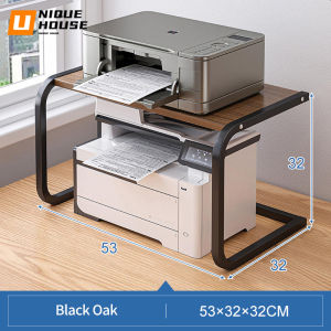 Printer Rack Print Shelf Desktop Organizer Office Table Rack File/Document Shelf Home Office Rack Office Organizer