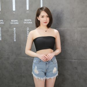 Crop Top KEMBEN Pendek Wanita BRA POLOS KATUN TANPA BUSA Tank Top Atasan Tali Cewek Pakain Dalam Tanktop