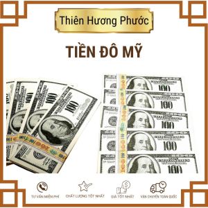 Tiền đô vàng mã 1 cục 10 xấp
