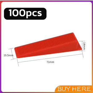 Buy Here อุปกรณ์ปรับระดับกระเบื้อง ตัวปรับระดับกระเบื้อง ตัวช่วยการปูกระเบื้อง (100ชิ้น/1ถุง)Tile tool
