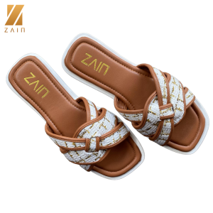 Zain - Izzy Dark Brown Sandal Wanita