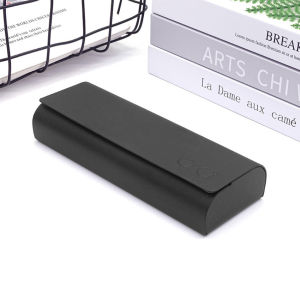Hardcase Kotak Tempat Kacamata Magnet Portable Bahan Kulit Leather PU Anti Debu