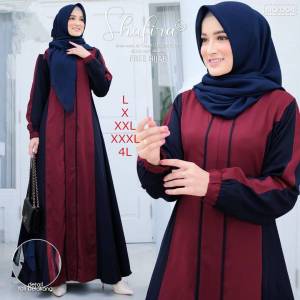Gamis dan Kerudung Terbaru UP TO LD 140
