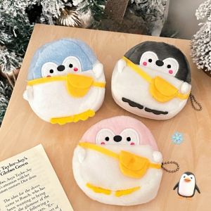 Sáng Tạo Chim Cánh Cụt Anime Sang Trọng Ví Tiền Xu Thời Trang Kawaii Mini Ví Đựng Tiền Xu Hoạt Hình Túi Mặt Dây Chuyền