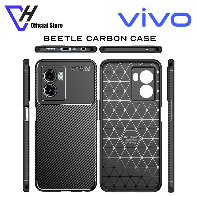 Vivo Y12 Y15 Y17 Y21t Y33s Y33t V23 Beetle Carbon Case | Lazada