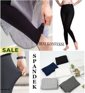 Lejing / Legging / Legging Wanita Dewasa Bahan Spandek Premium Polos Hitam Std & Jumbo