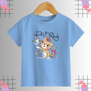KOKO IMPORT - Baju Kaos Anak Perempuan Cewek Lengan Pendek Umur 2-16 Tahun Distro Motif Keren Unik
