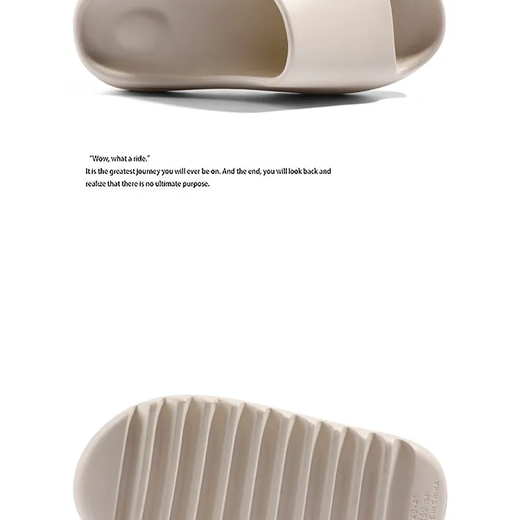 Sole discount slippers yeezy