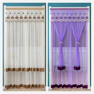Summer Anti-Mosquito Gauze Curtain Of Holing Free Home Kitchen Fly Magic Stick Adhesive Feng Shui Bedroom Adornment Partition Curtain