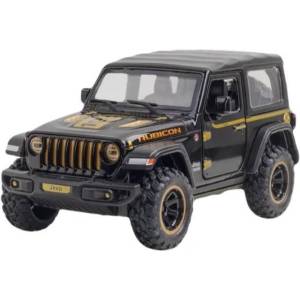 โมเดลรถJEEP Wrangler Rubikon สเกล1:32 บอดี้เหล็ก DIE-CAST  มีไฟหน้า-ไฟท้าย แบบดึงถอย มีเสียงเหมือนจริง เปิดประตูได้รอบคัน