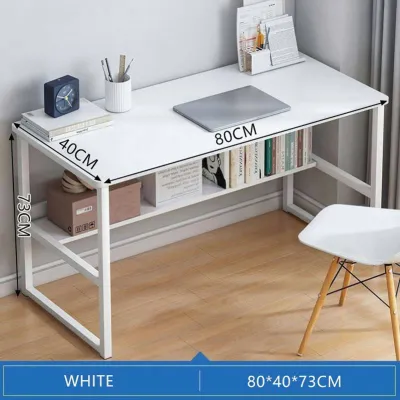 LALA-Modern Study Table Home Office Desk Computer Study Writing Desk Study Table Office Table Meja Belajar 2 Tingkat Meja Pejabat/ Meja Komputer学习桌