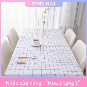 [COD] YANXING1 137x90cm PEVA không thấm nước oilproof Khăn trải bàn vải kẻ sọc Bảng Mô hình bìa cho Đảng dã ngoại ngoài trời vải