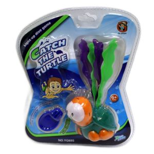 POOL TOYS - Catch the Turtle Light up Dive Game (Orange)